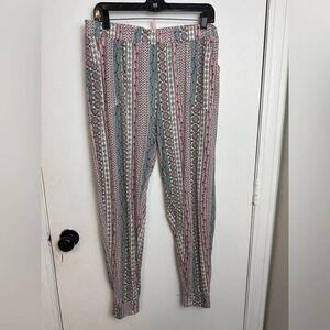 Boho paisley women’s pants size XL wallflower jogger bottoms #1084